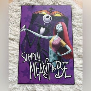 Nightmare Before Christmas Jack & Sally Wall Art